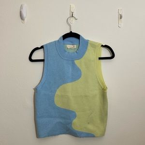 Pacsun wavy two toned top